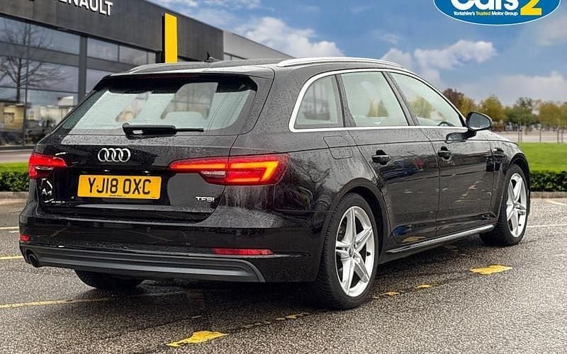 Used Audi A4 S-Line 150 HP (110 kW) 2018 Black Estate
