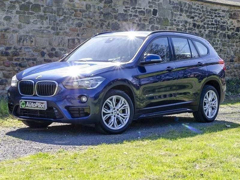 Used BMW X1 Sport Line 190 HP (139 kW) 2017 Blue SUV