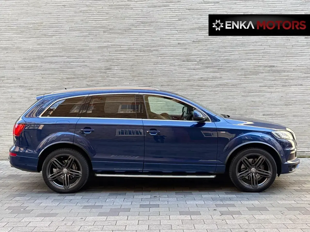 Used Audi Q7 S-line plus 245 HP (180 kW) 2014 Blue SUV
