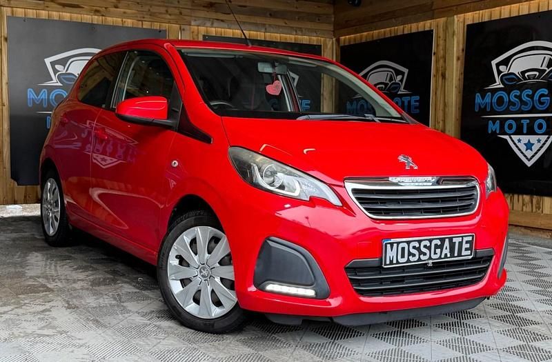 Used Peugeot 108 Active 68 HP (50 kW) 2015 Red Hatchback