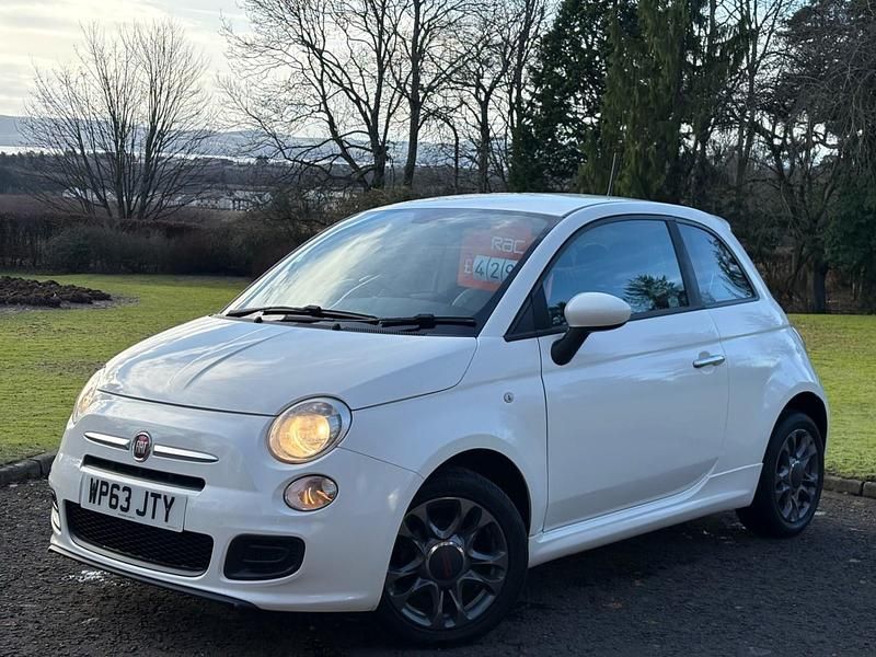 Used Fiat 500 S 69 HP (50 kW) 2013 White Hatchback