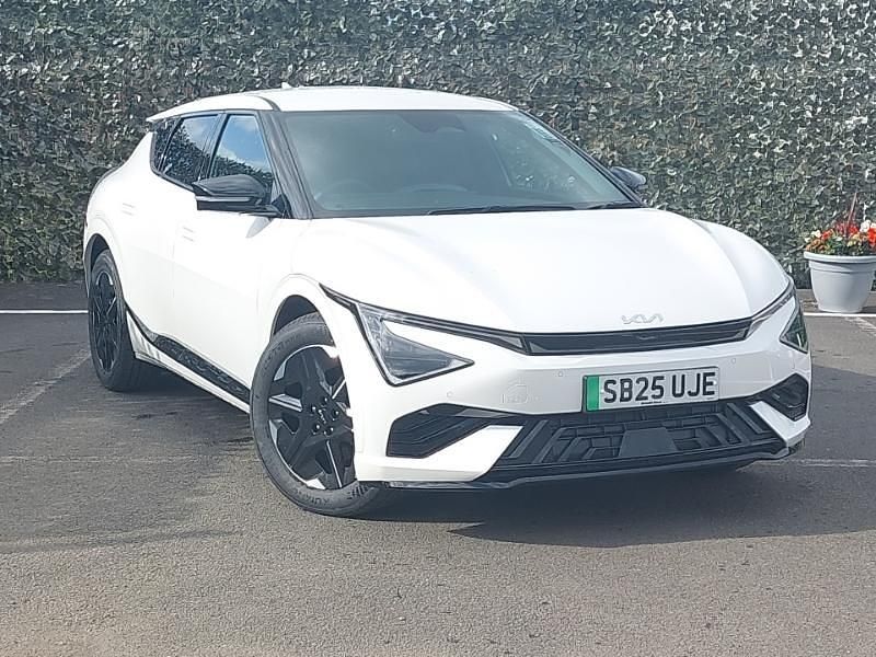 White New 2025 Kia EV6 GT-Line SUV | £37,998 - Image 1/4