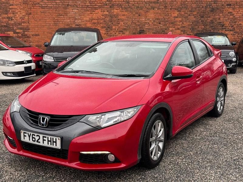 Used Honda Civic ES 2012 Red Hatchback