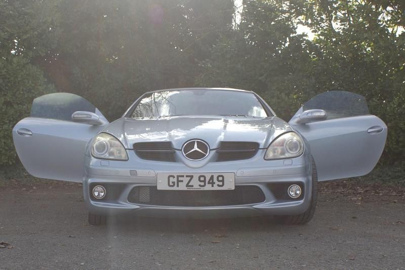 Used Mercedes SLK55 AMG 2005 Silver Cabriolet