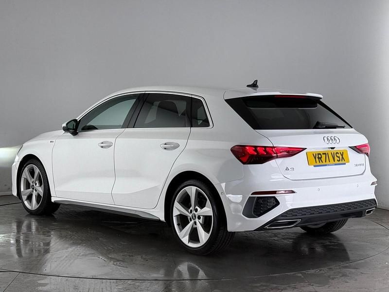 Used Audi A3 Sportback S-Line 2021 White Hatchback