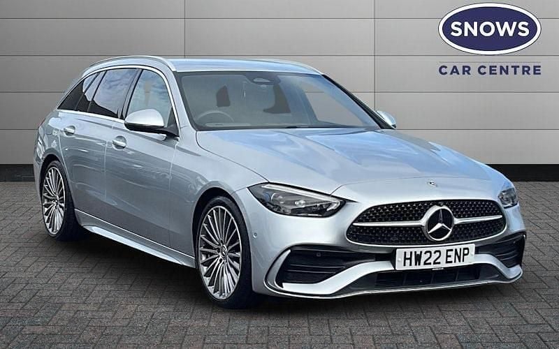 Used 2023 Mercedes C200 AMG Line Premium Estate | £25,599 (Good price) - Image 1/4