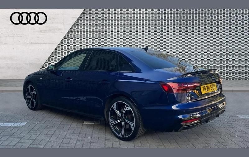 Used Audi A4 Black Edition 150 HP (110 kW) 2024 Blue Sedan