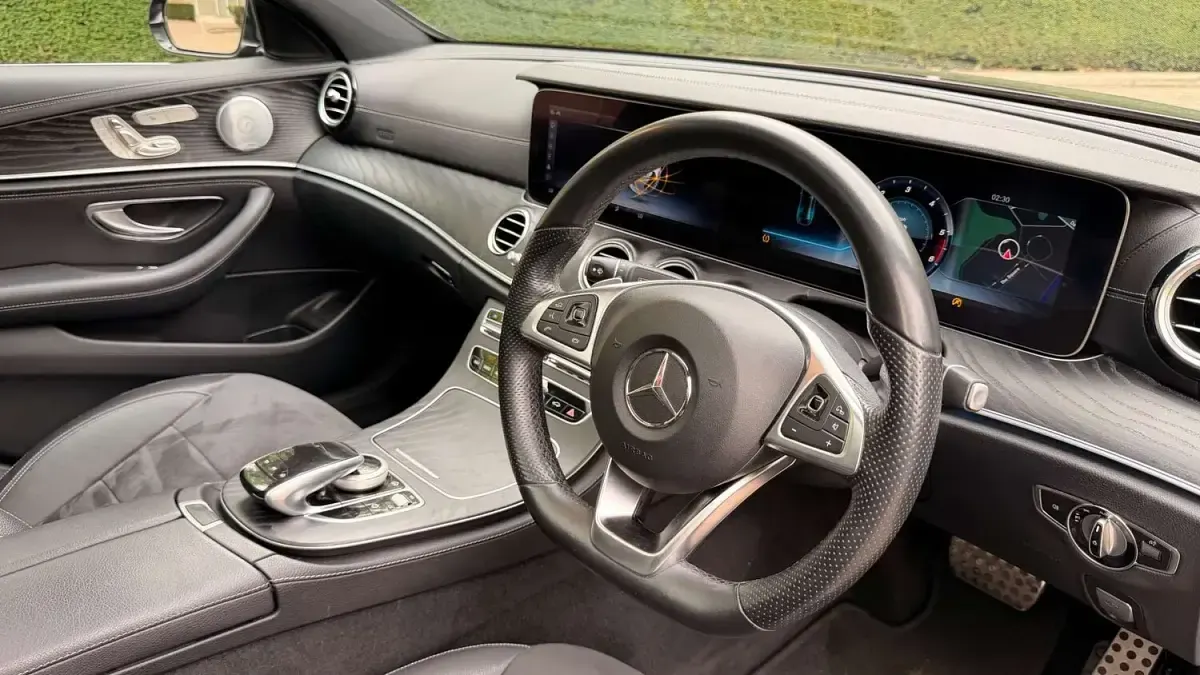 Used Mercedes E350 AMG Line Premium Plus 2018 Blue Sedan