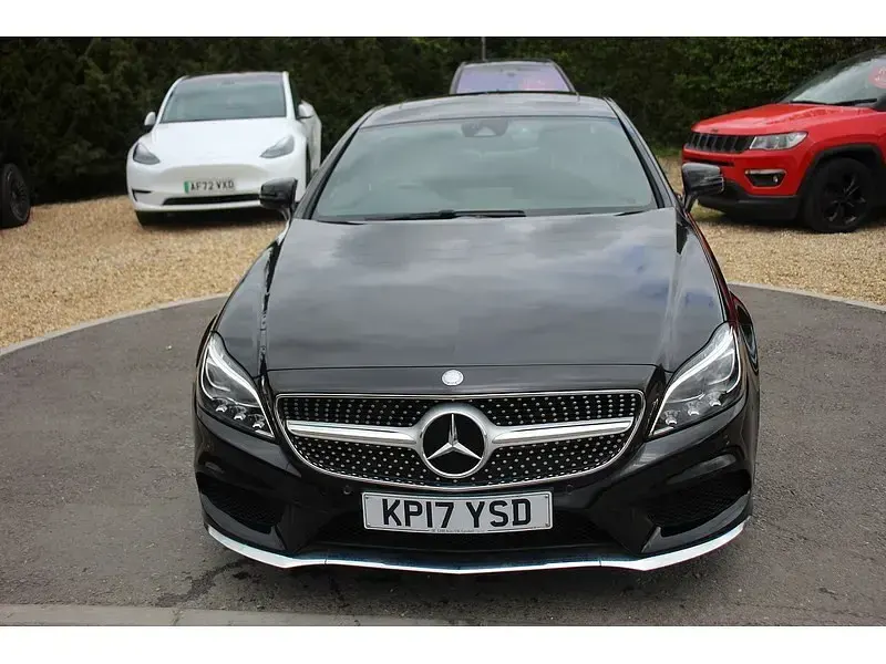 Used Mercedes CLS220 AMG line 177 HP (130 kW) 2017 Black Sedan