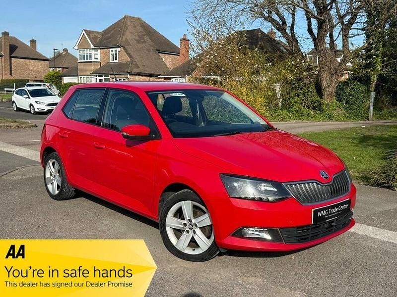 Used Skoda Fabia SE L 90 HP (66 kW) 2015 Red Hatchback