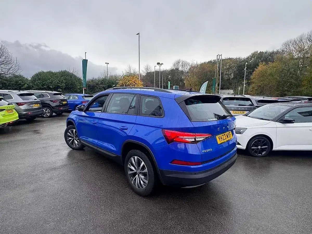 Gebraucht Skoda Kodiaq SE Drive 110 PS (80 kW) 2023 Blau SUV