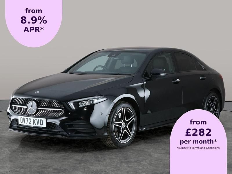 Black Used 2022 Mercedes A250 AMG Line Premium Sedan | £19,586 (Fair price) - Image 1/2