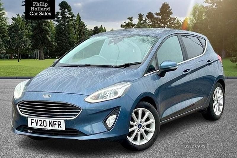 Used Ford Fiesta Titanium 85 HP (62 kW) 2020 Blue Hatchback