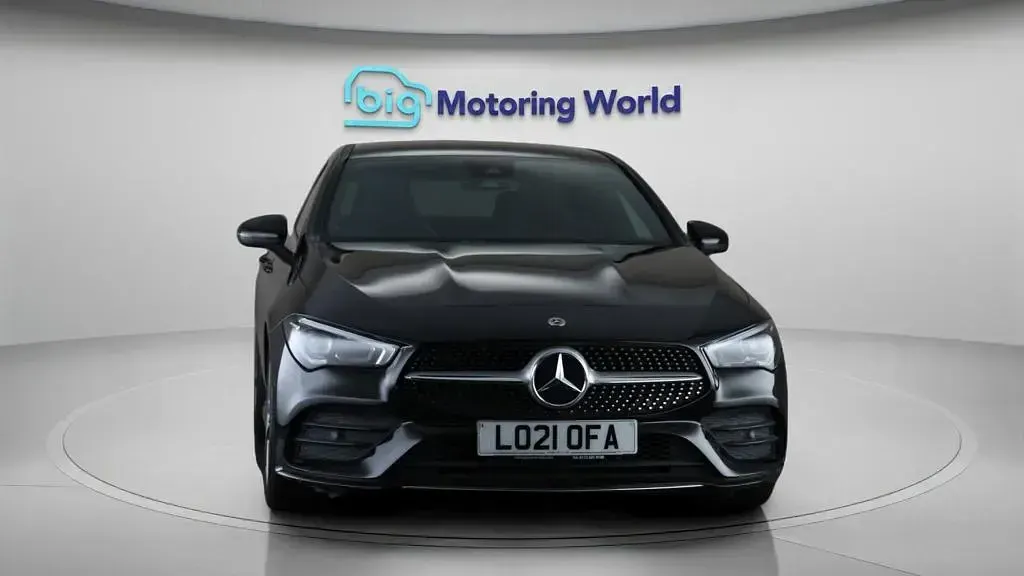 Used Mercedes CLA180 AMG line 136 HP (100 kW) 2021 Black Coupe