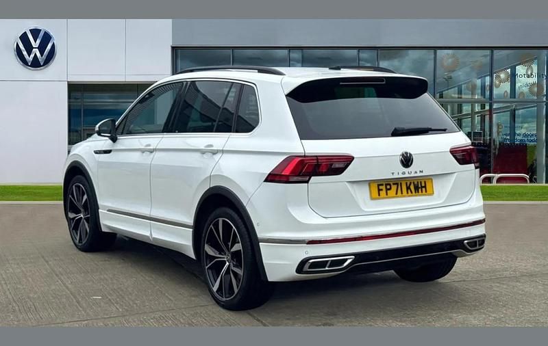 Used VW Tiguan R-line 150 HP (110 kW) 2021 White SUV