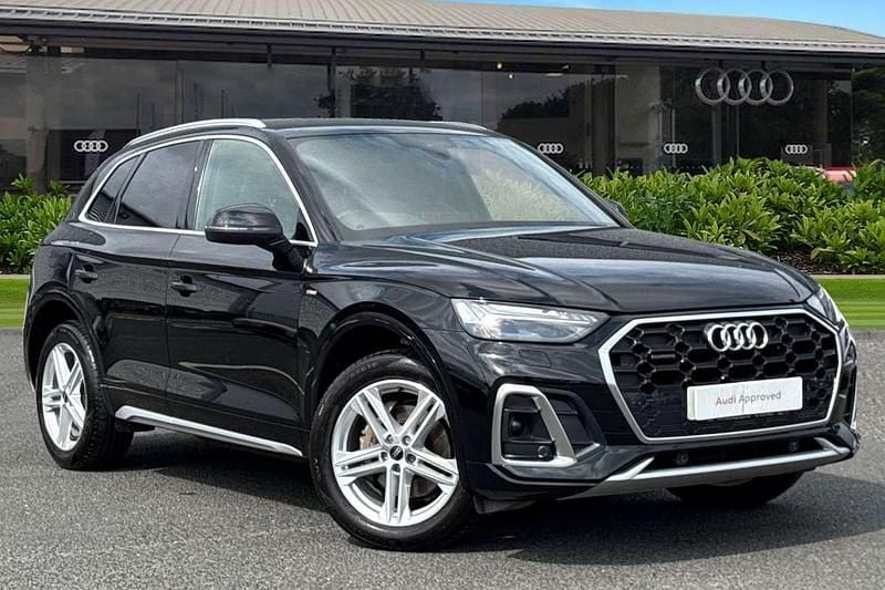 Black Used 2021 Audi Q5 S-Line SUV | £27,298 (Good price) - Image 1/4