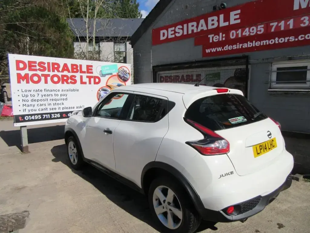 Used Nissan Juke Visia 110 HP (80 kW) 2014 White SUV