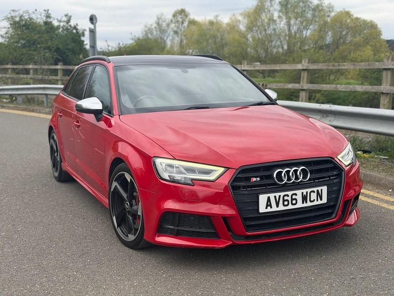 Used Audi S3 Sportback Black Edition 310 HP (228 kW) 2016 Red Hatchback