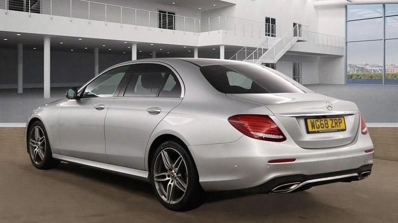 Used Mercedes E200 AMG line 184 HP (135 kW) 2018 Silver Sedan