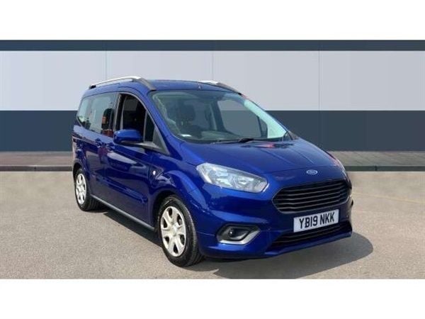 Blue Used 2019 Ford Tourneo Courier Zetec MPV | £10,490 (Good price) - Image 1/4