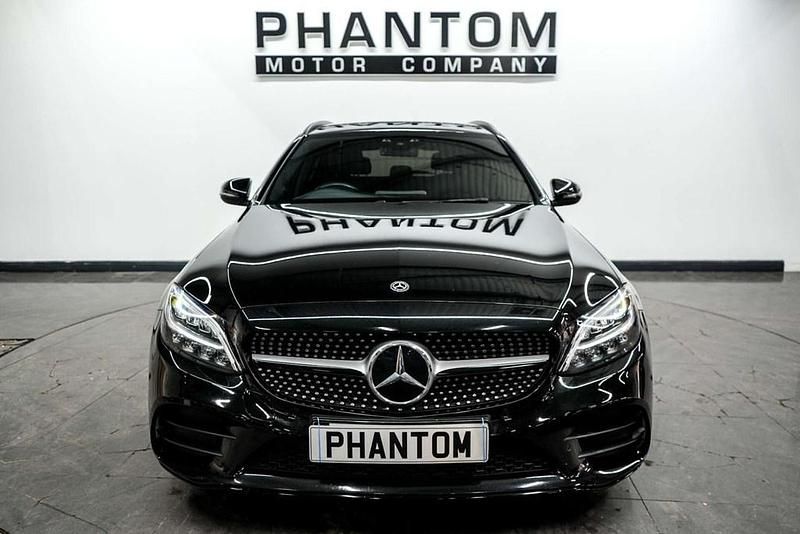 Used Mercedes C220 AMG line 2019 Black Estate