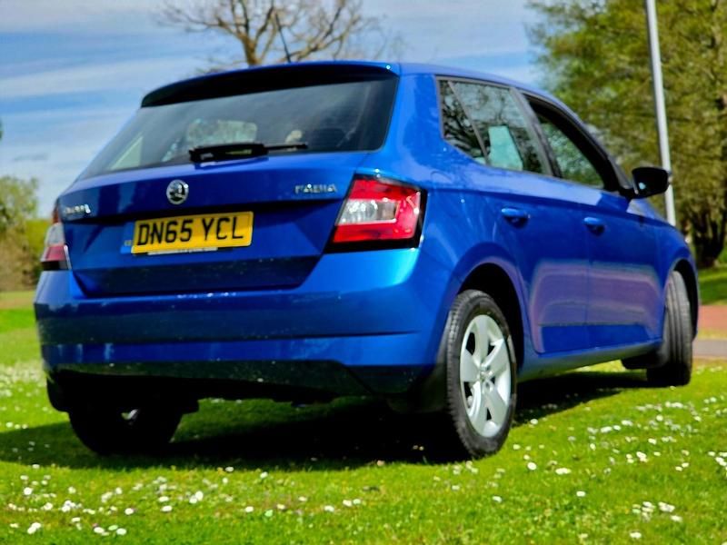 Used Skoda Fabia SE 2015 Blue Hatchback