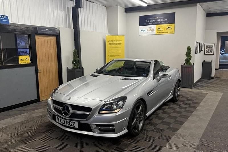 Silver Used 2013 Mercedes SLK250 AMG Cabriolet | £8,895 (Fair price) - Image 1/1