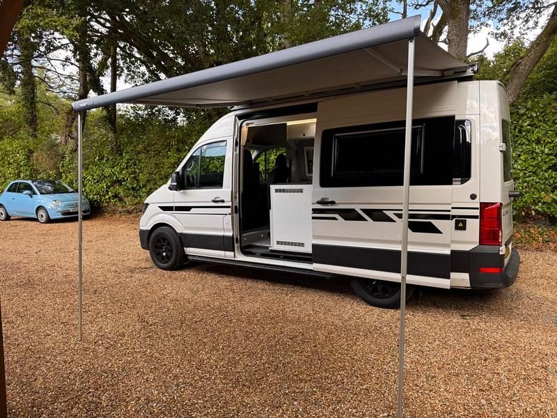 White Used 2023 VW Crafter Trendline Van | £59,989 - Image 1/4