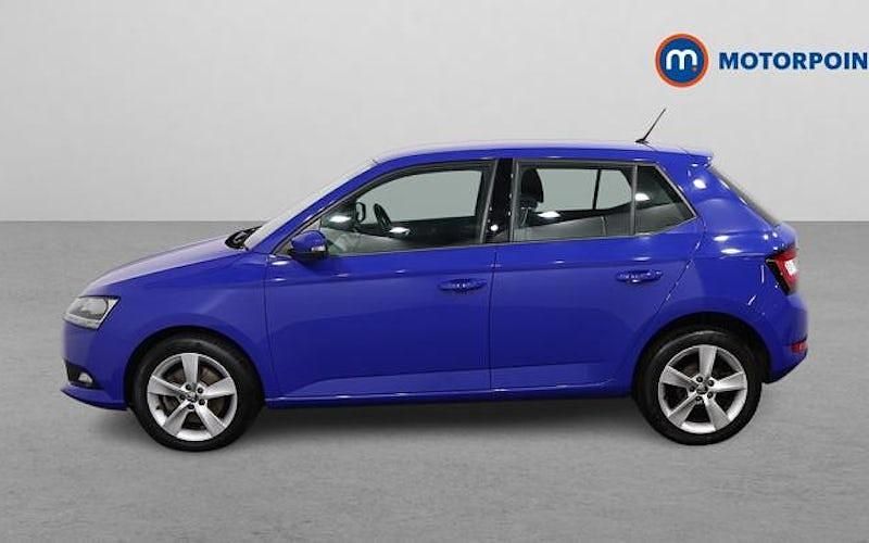 Used Skoda Fabia SE L 110 HP (80 kW) 2019 Blue Hatchback