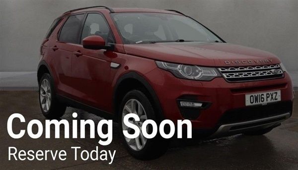 Red Used 2016 Land Rover Discovery Sport HSE SUV | £11,995 (Fair price) - Image 1/1