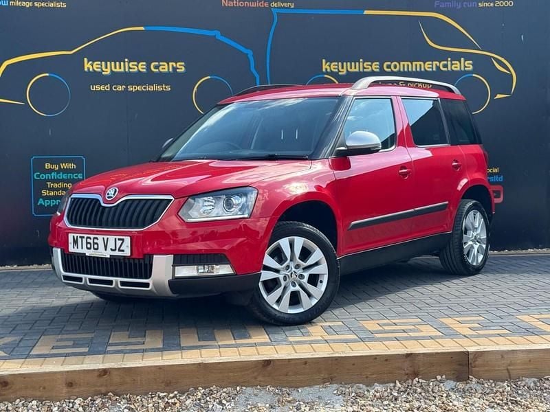 Red Used 2016 Skoda Yeti SE L SUV | £14,290 (A bit pricey) - Image 1/3