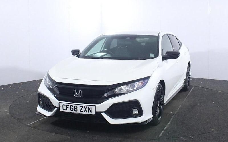 Used Honda Civic Sport 126 HP (92 kW) 2019 White Hatchback