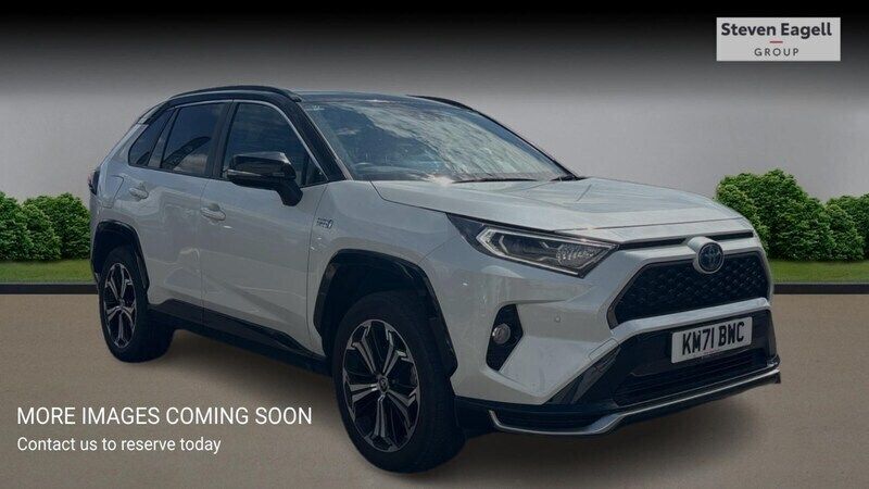 White/black Used 2021 Toyota RAV4 Hybrid Premium SUV | £28,626 (A bit pricey) - Image 1/4
