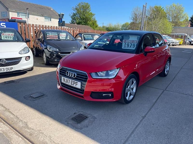 Begagnad Audi A1 Sport 2017 Röd Halvkombi