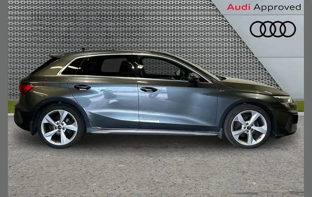 Used Audi A3 S-Line 150 HP (110 kW) 2023 Grey Sedan