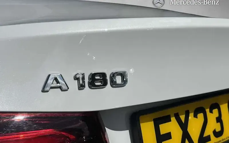 Used Mercedes A180 AMG line 136 HP (100 kW) 2023 White Sedan