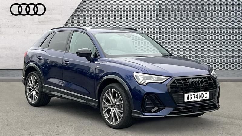 Used Audi Q3 Black Edition 150 HP (110 kW) 2025 Blue SUV