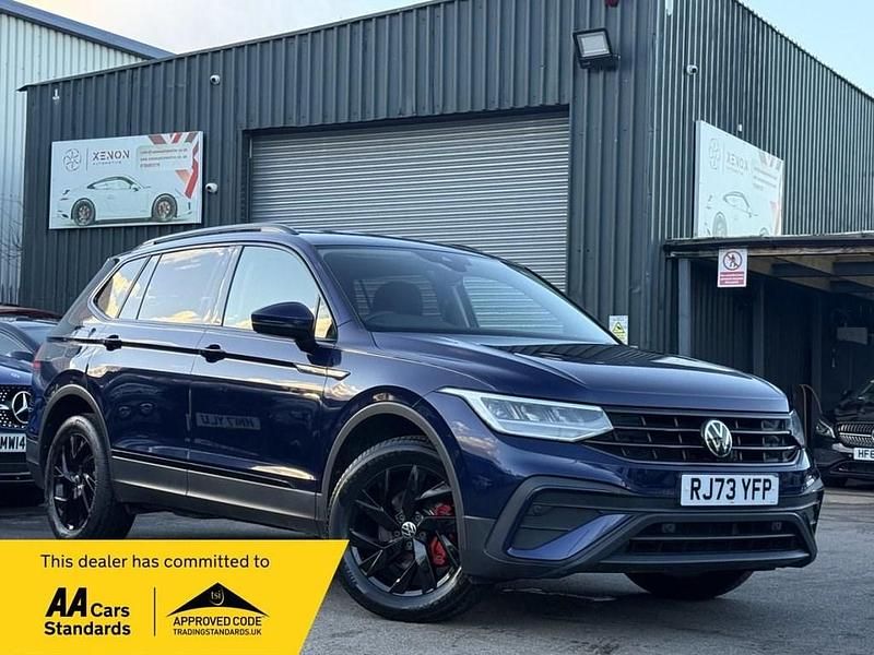 Blue Used 2023 VW Tiguan Allspace Life SUV | £21,490 (Fair price) - Image 1/3