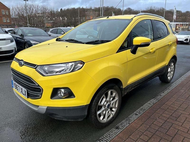Used Ford Ecosport Titanium 2017 Yellow SUV