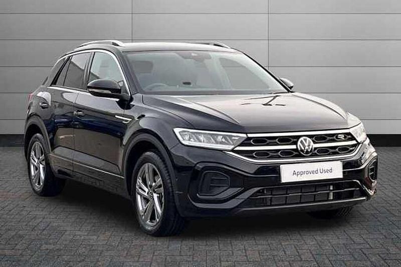 Black Used 2025 VW T-Roc R-line SUV | £27,740 (Fair price) - Image 1/4