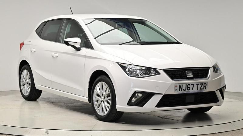 White Used 2017 Seat Ibiza SE Hatchback | £8,980 (Fair price) - Image 1/4