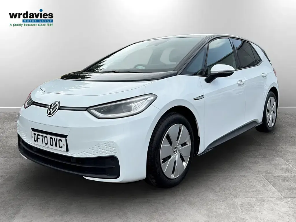 Used VW ID.3 Pro Performance 150 kW (204 HP) 2020 White Hatchback