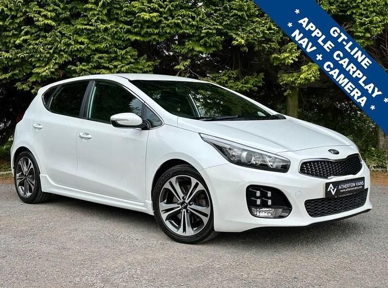 White Used 2018 Kia Ceed GT-Line Hatchback | £8,990 (Good price) - Image 1/4