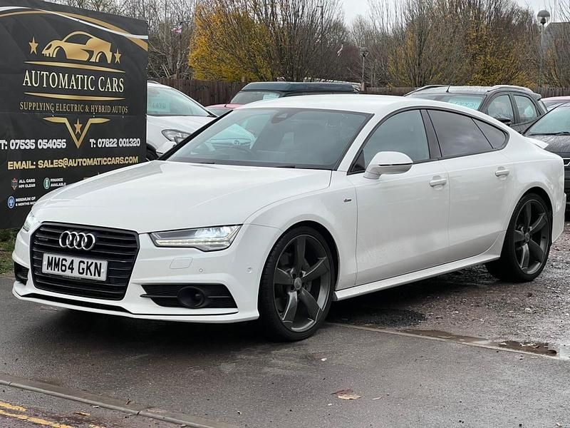 Used Audi A7 Black Edition 2014 White Hatchback