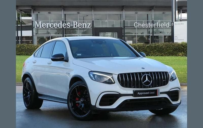 White Used 2019 Mercedes GLC63 AMG Premium Coupe | £44,902 (A bit pricey) - Image 1/4