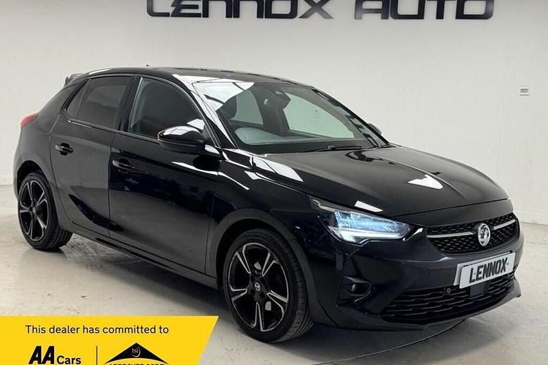 Used Vauxhall Corsa SRi 130 HP (95 kW) 2021 Black Hatchback