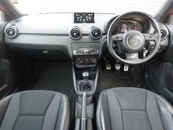 Used Audi A1 S-Line 116 HP (85 kW) 2017 Red Hatchback