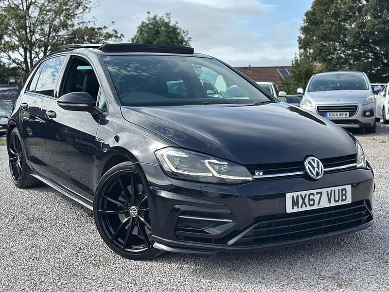 Black Used 2017 VW Golf VII R Hatchback | £19,995 (Fair price) - Image 1/4