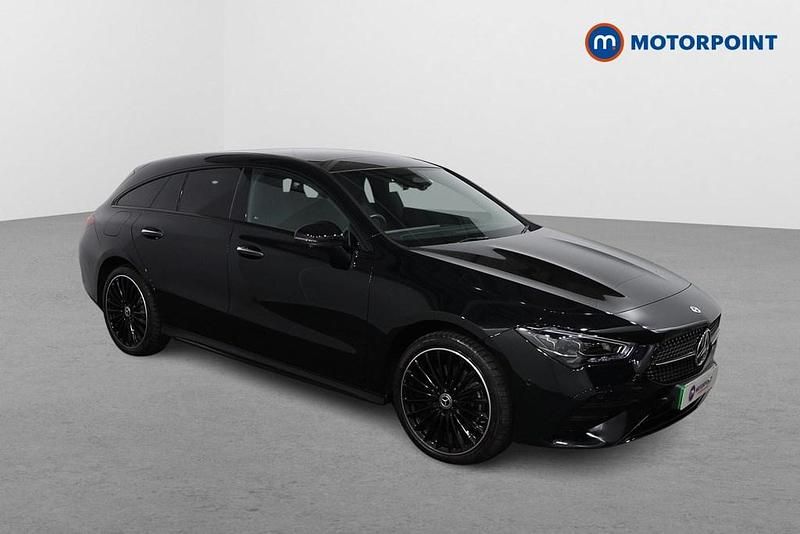 Black Used 2023 Mercedes CLA250e AMG Line Premium Plus Sedan | £28,949 (Fair price) - Image 1/4