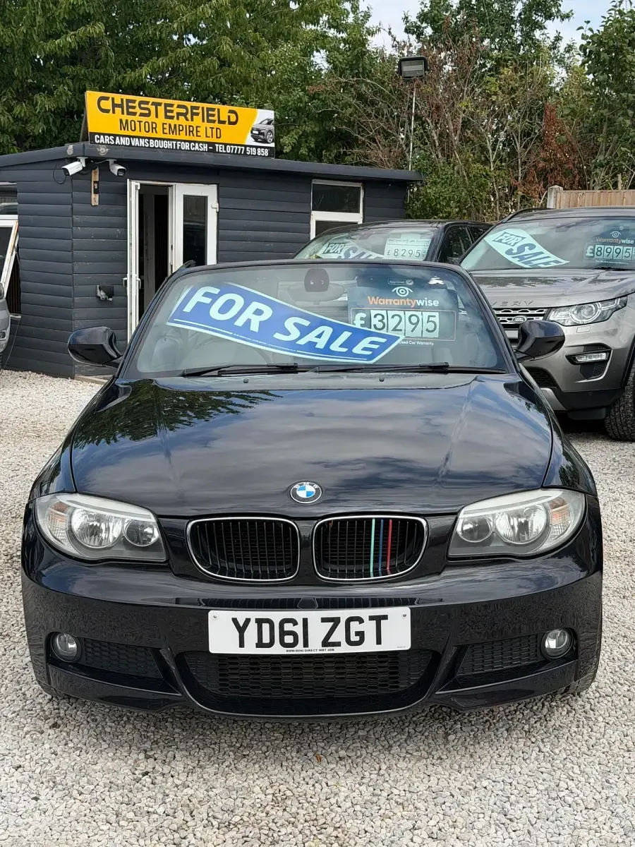 Used BMW 120 Cabriolet M Sport 2011 Black Cabriolet